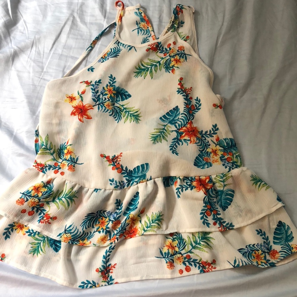 Floral tank top